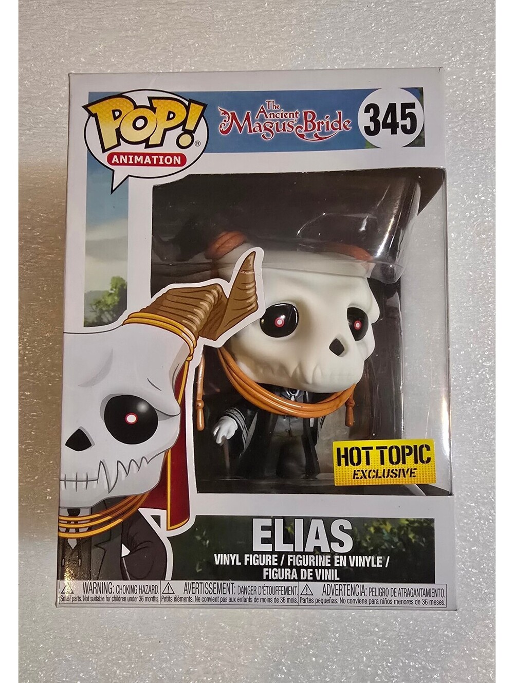 Funko Pop! Animation Crunchy Roll 345 Elias Hot Topic Exclusive Vaulted